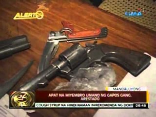 24 Oras: Apat na miyembro umano ng gapos gang, arestado sa Mandaluyong