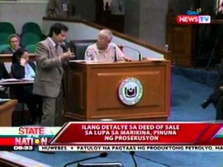 SONA: Ilang detalye sa Deed of Sale sa lupa ni Corona sa Marikina, pinuna ng prosekusyon