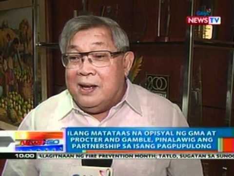 NTG: Ilang opisyal ng GMA at Procter & Gamble, pinalawig ang partnership sa 1 pagpupulong (031612)