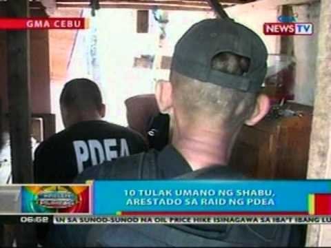 BP: 10 tulak umano ng shabu, arestado sa raid ng PDEA