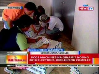 BT: PCOS Machines na ginamit noong 2010 elections, bibilhin ng COMELEC