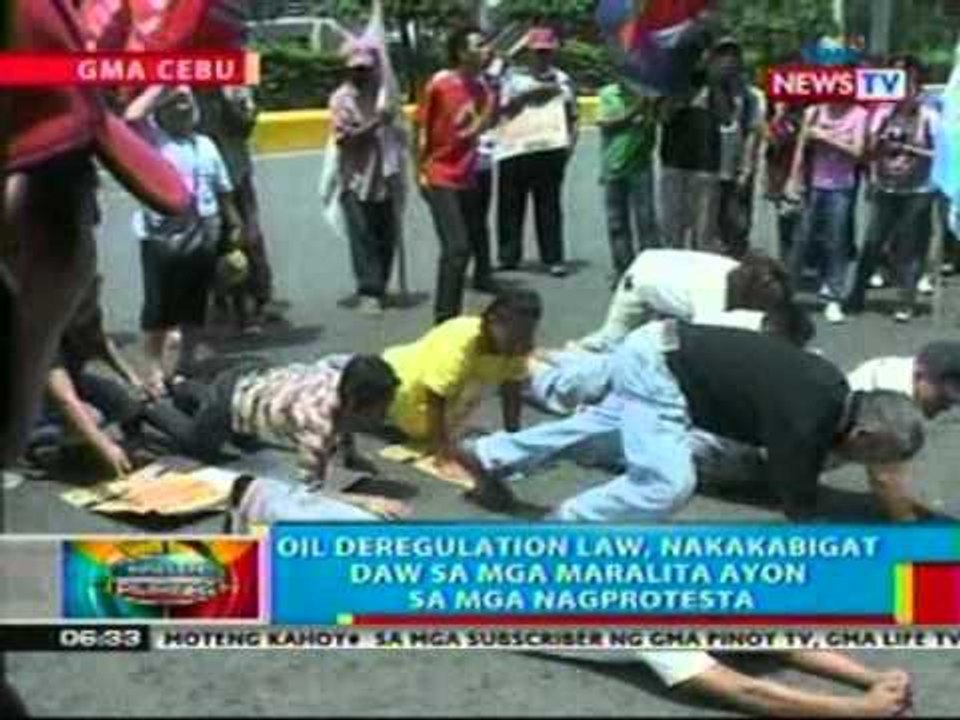 BP: Transport groups, nagsagawa ng   kilos-protesta laban sa mataas na presyo ng langis