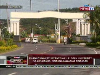 QRT: 19-anyos na estudyante ng U.P.   Open University sa Los Baños,   pinagnakawan at sinaksak