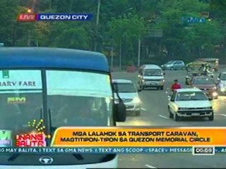 UB: Mga lalahok sa transport caravan, magtitipon-tipon sa QC Memorial Circle (031512)