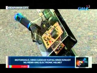 Saksi: Anti-drunk driving and anti-motor theft helmet, nilikha ng mga estudyante sa Kidapawan