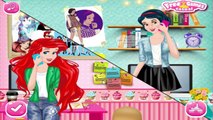 Disney Princess Ariel & Snow White BFFS Life Together | Ball Dress Up & Makeover Game For