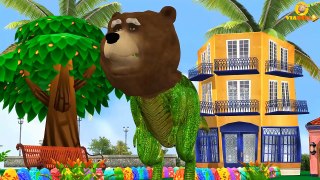 Colors for Kids to Learn W Gummy Bear Head Dinosaurs   Colors Songs for Children   Learning Videos