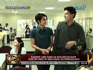 24 Oras: Summer jobs para sa mga estudyante, alok ng DOLE at mga lokal na pamahalaan