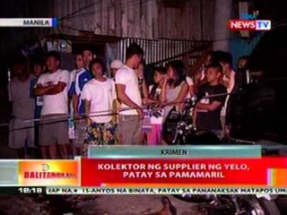 BT: Kolektor ng supplier ng yelo sa Manila, patay sa pamamaril