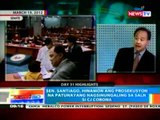 NTG: Sen. Santiago, hinamon ang Prosekusyon na patunayang nagsinungaling sa SALN si Corona (032012)