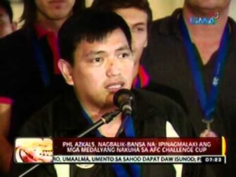 24 Oras: PHL Azkals, nagbalik-bansa na; ipinagmalaki ang mga medalyang nakuha sa AFC Challege Cup