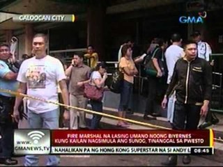 24 Oras: Imbestigasyon sa sunog sa Ever Gotesco Grand Central, sinimulan na