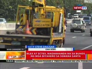 BT: NLEx at SCTEX, naghahanda na sa   buhos ng mga biyahero sa Semana   Santa