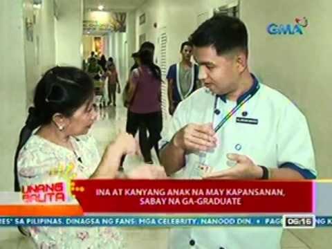 UB: Ina at kanyang anak na may kapansanan, sabay na ga-graduate (032212)