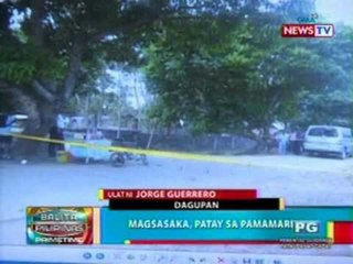 BP: Magsasaka, patay sa pamamaril