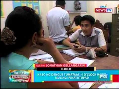 BP: Kaso ng dengue tumataas; 4 o'clock habit muling ipatutupad