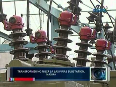 Saksi: Transformer ng NGCP sa Las Piñas substation, nasira (032312)