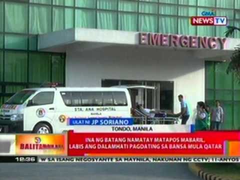 BT: Ina ng batang namatay matapos mabaril, labis ang dalamhati pagdating sa bansa mula Qatar