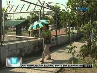 24 Oras: Temperature sa Metro Manila, umabot sa  34.7°C kanina (032312)
