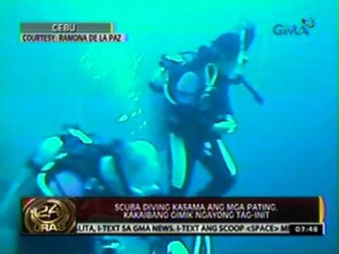 24 Oras: Scuba diving kasama ang mga pating, kakaibang gimik ngayong tag-init sa Cebu (032312)