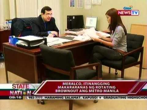 SONA: Meralco, itinangging makararanas ng rotating brownout ang Metro Manila (032312)