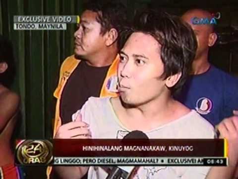 24 Oras: Hinihinalang magnanakaw sa Maynila, kinuyog
