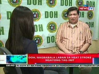 NTL: DOH, nagbabala vs Heat stroke ngayong tag-init