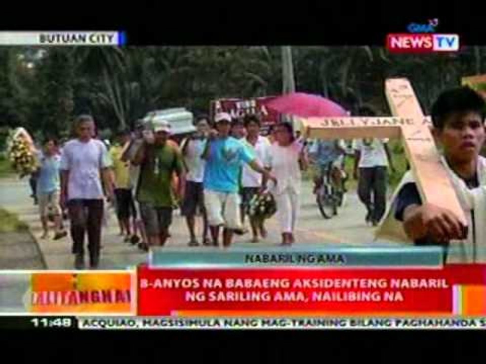 BT: 8-anyos na babaeng aksidenteng nabaril ng sariling ama, nailibing na