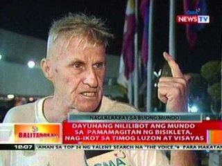 BT: Dayuhang nilibot ang mundo sa pamamagitan ng bisikleta, nag-ikot sa Timog Luzon at Visayas