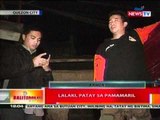 BT: Lalaki sa QC, patay sa pamamaril