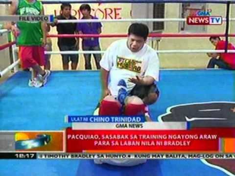 BT: Pacman, sasabak sa training ngayong araw para sa laban nila ni Bradley