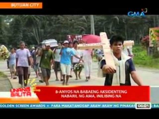 UB: 8-anyos na babaeng aksidenteng nabaril ng ama sa Butuan City, inilibing na (032612)