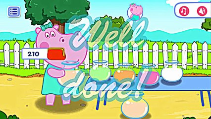 Hippo Pepa Mini Kids Games - Coloring   Educational Apps Games - Play and Learn Gameplay Video