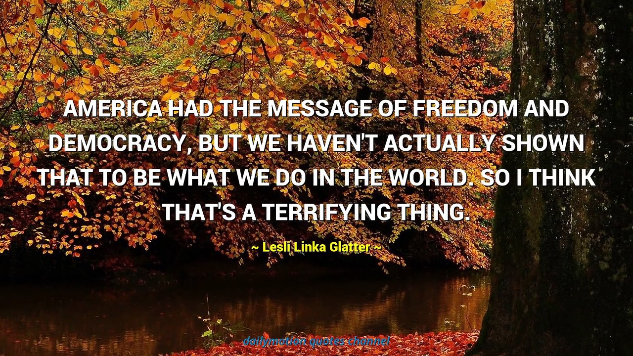 Lesli Linka Glatter Quotes