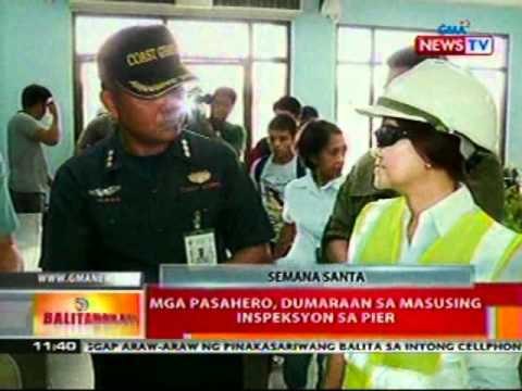 BT: Mga pashero, dumaraan sa masusing inspekyon sa pier