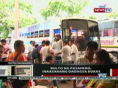 OC: Mga biyahero, dagsa na sa Araneta Ctr. bus terminal