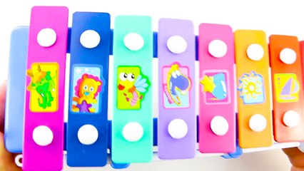 Xylophone Finger Family Learn Colors for Kids Nursery Rhymes Body Paint Craaazy Toys