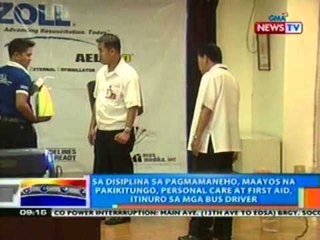 NTG: 50 bus driver, sumailalim sa   driver for life training ng   NCCSPI