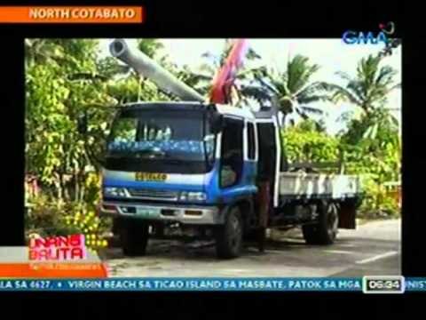 UB: Ilang poste ng kuryente sa North Cotabato, nabuwal dulot ng malakas na ulan at hangin (032712)