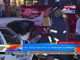 NTG: Taxi, nagliyab sa QC dahil sa problema sa wiring (032712)