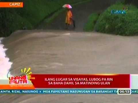 UB: Ilang lugar sa Visayas, lubog pa rin sa baha dahil sa matinding ulan (032912)