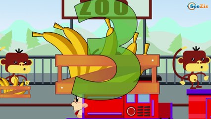 Adventure With the Train - Learn to count - Educational Videos for Kids - Cartoons. Episode 51