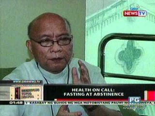 OC: Health On Call: Fasting at Abstinence