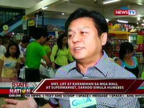 SONA: MRT, LRT at karamihan sa mga mall at supermarket, sarado simula huwebes