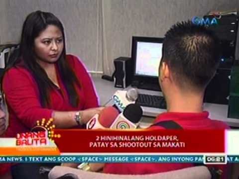 UB: 2 hinihinalang holdaper, patay sa shootout sa Makati (040212)