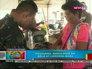 BP: Pasahero sa Davao, nahulihan ng bala at laruang baril