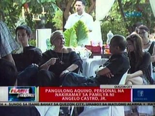 flash: PNoy, personal na nakiramay sa pamilya   ni Angelo Castro, Jr.
