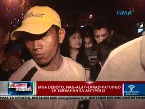 Flash Report: Mga deboto, nag-alay-lakad patungo sa simbahan ng Antipolo (040612)