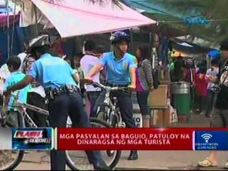 Flash: Mga pasyalan sa Baguio, patuloy na dinaragsa ng mga turista