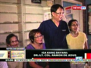 OC:  Isa kang Bayani: Dr./Lt. Col. Ramon de   Jesus